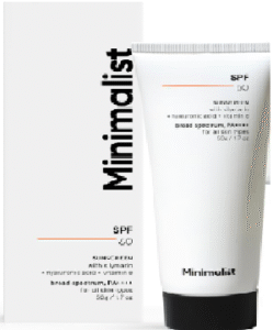 minimalist sunscreen
